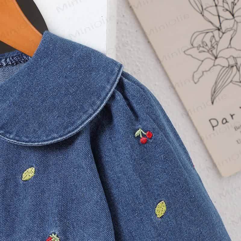 Gestickt Erdbeere für Baby und Kirsche​ - image 6