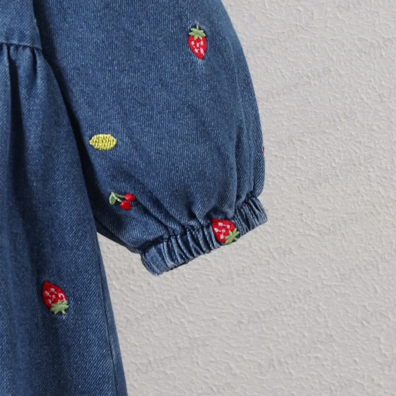 Gestickt Erdbeere für Baby und Kirsche​ - image 7