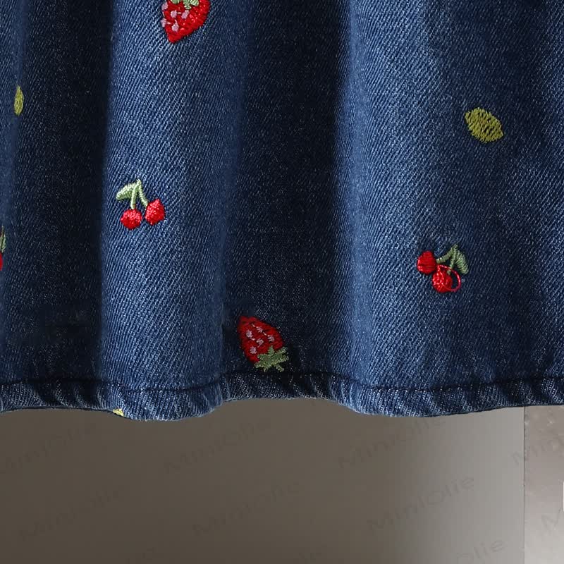 Gestickt Erdbeere für Baby und Kirsche​ - image 8