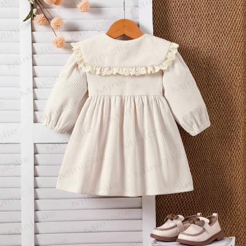 Kleid aus Kirsche Cord für Baby und Kleinkind - image 3