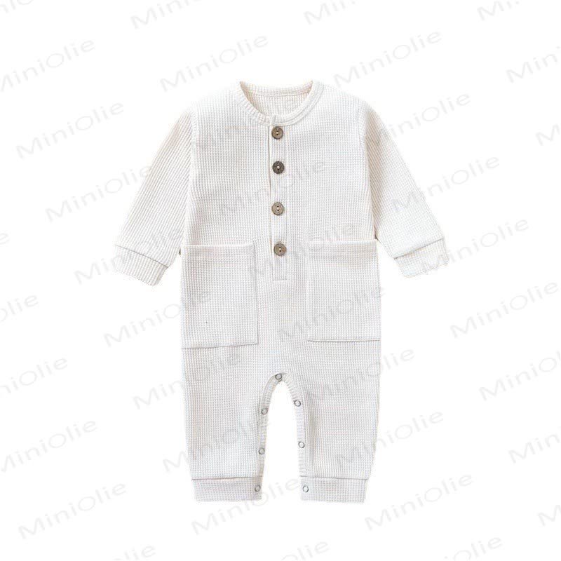 Baby Einfarbig in Strampler für Neugeboren - Weiß - 12-18M - image 6