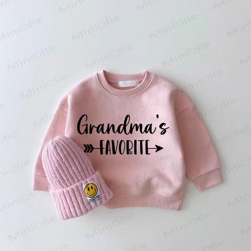 GRANDMA'S FAVORITE Baby Mädchen - Sweatshirt in Rosa - Rosa - 2-3J - image 1
