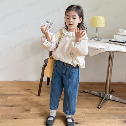 Baby Kleinkind Mädchen - Hose, Einfarbig - image 3