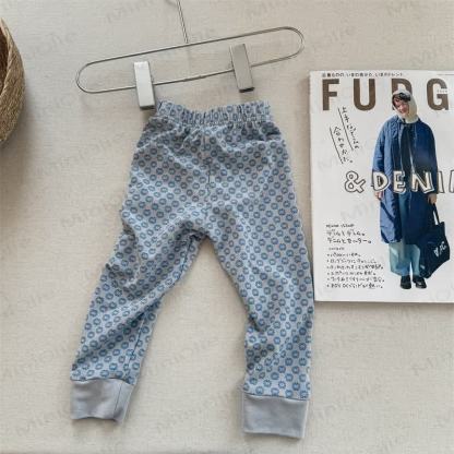 Gamaschen mit Blume für Baby und Kleinkinder - Blau - 8Y - image 4