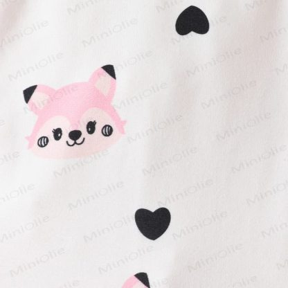 Baby Mädchen Cord mit Bodysuit und Schleife , Liebe mit fliegenden Overalls . - image 10