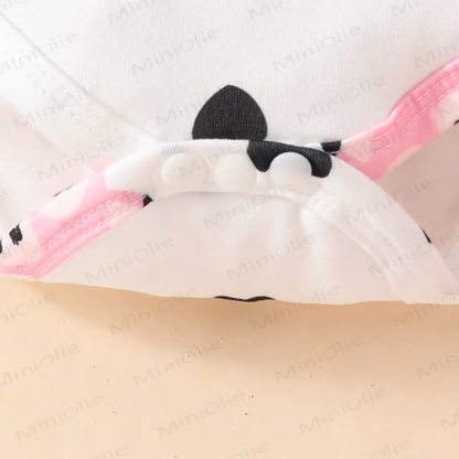 Baby Mädchen Cord mit Bodysuit und Schleife , Liebe mit fliegenden Overalls . - image 11