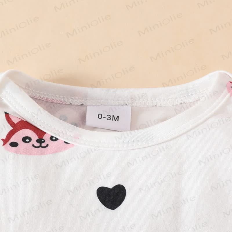 Baby Mädchen Cord mit Bodysuit und Schleife , Liebe mit fliegenden Overalls . - image 17