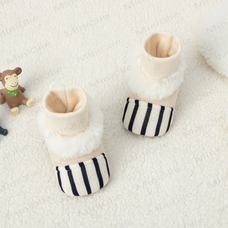 Streifen Baby Schuhe​ - Blau - 6-12M - image 6