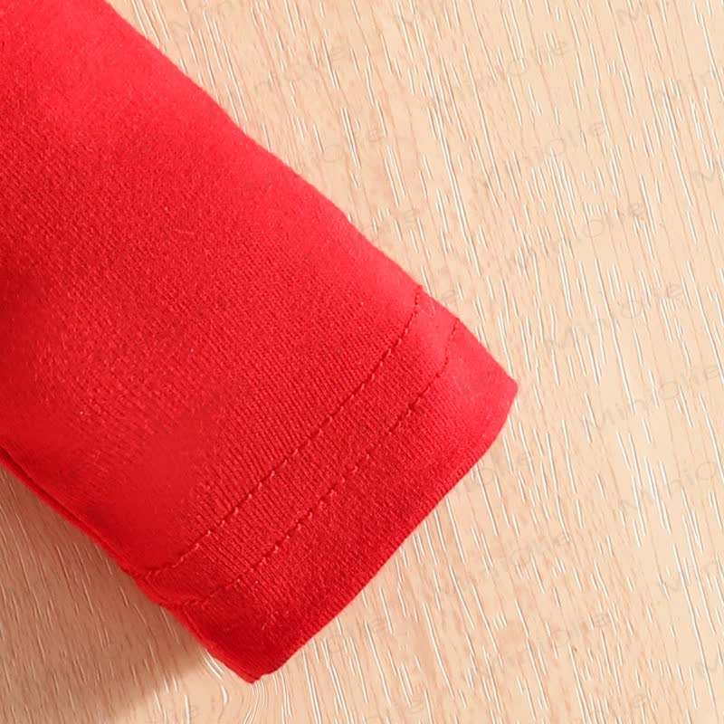 Baby Mädchen Schleife Bär Liebe Fliegende Ärmel Rock - image 5