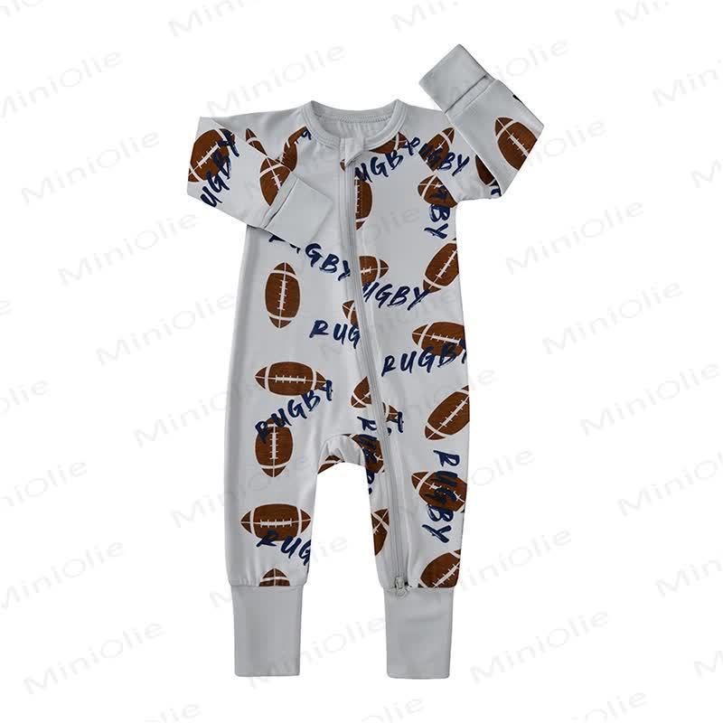 Baby Strampler mit Cartoon-Print - Grau - 18-24M - image 1