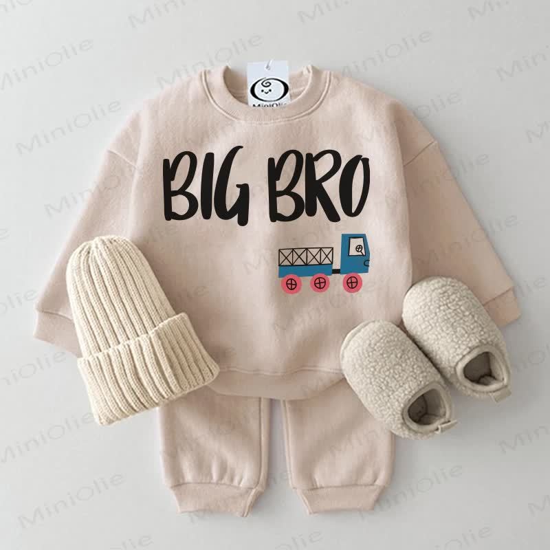 BIG BRO Baby 2-teiliges Beige Set - Beige - 2-3J - image 1