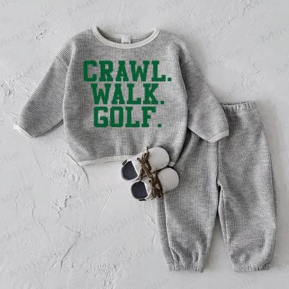 CRAWL. WALK. GOLF. Baby 2-teiliges Set - Grau - 2-3J - image 1