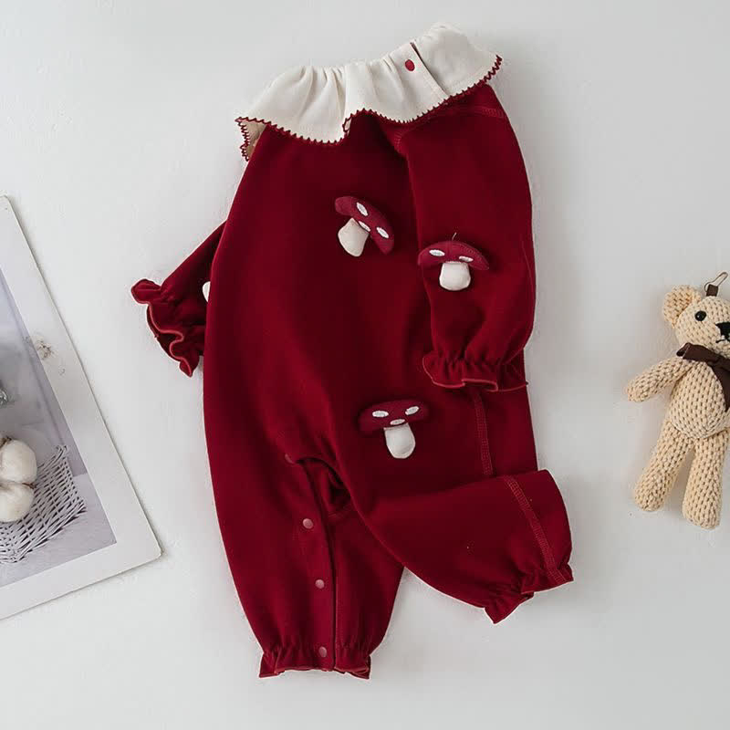 Baby Cartoon-Pilz Neugeboren Strampler - image 4