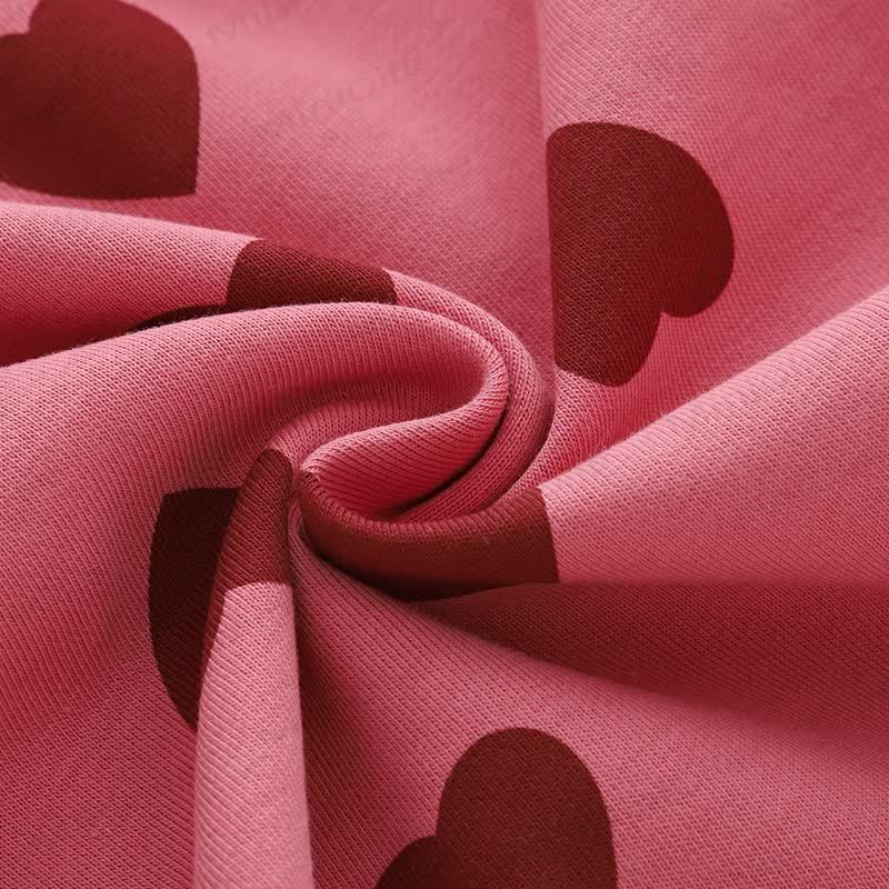 Rosa Oberbekleidung mit Herz für Kleinkind-Mädchen - image 4