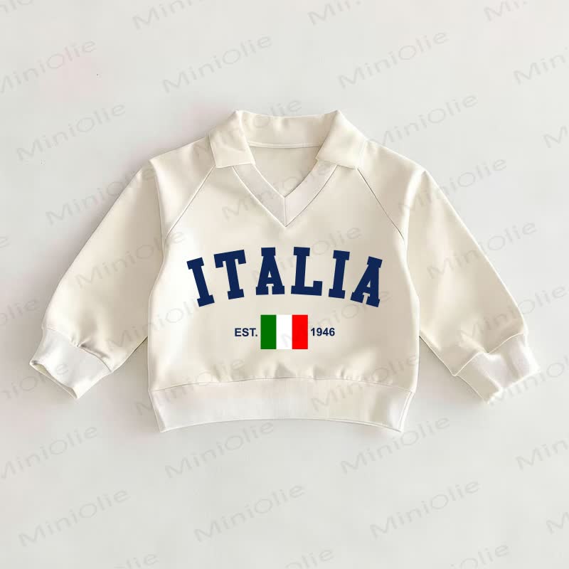 ITALIA EST. 1946 , Baby -Polo- Spitze - Weiß - 2-3J - image 1