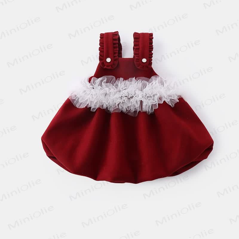 Ärmelloses Kleid für Baby - Rotes Kleid - 2-3J - image 4