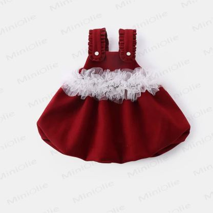 Ärmelloses Kleid für Baby - Rotes Kleid - 2-3J - image 4