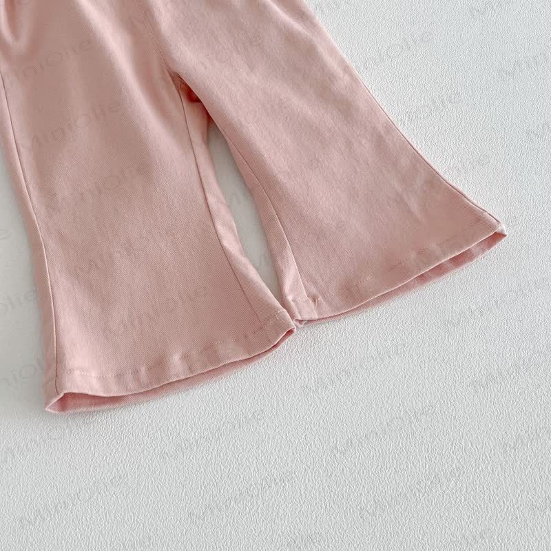 Overalls mit Blume und Hase für Baby und Kleinkinder / Einfarbig Spitze - image 8