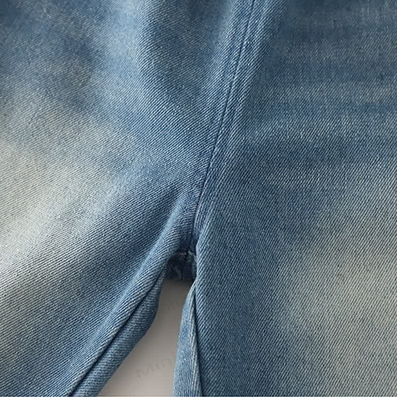 Baby Kleinkind Junge Hunde-Karo - Denim 2-teiliges Set - image 20