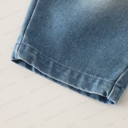 Baby Kleinkind Junge Hunde-Karo - Denim 2-teiliges Set - image 21