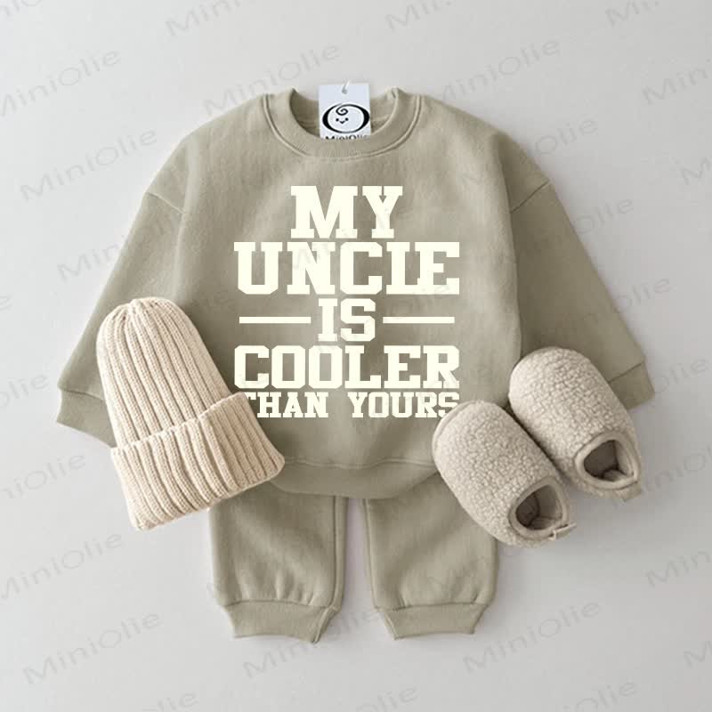 MY UNCLE IS COOLER THAN YOURS Baby Grau Grün 2-teiliges Set - Grau Grün - 2-3J - image 1