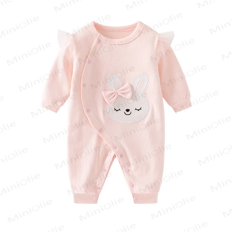 Baby Hase - Strampler mit Schleife - Rosa - 18-24M - image 1