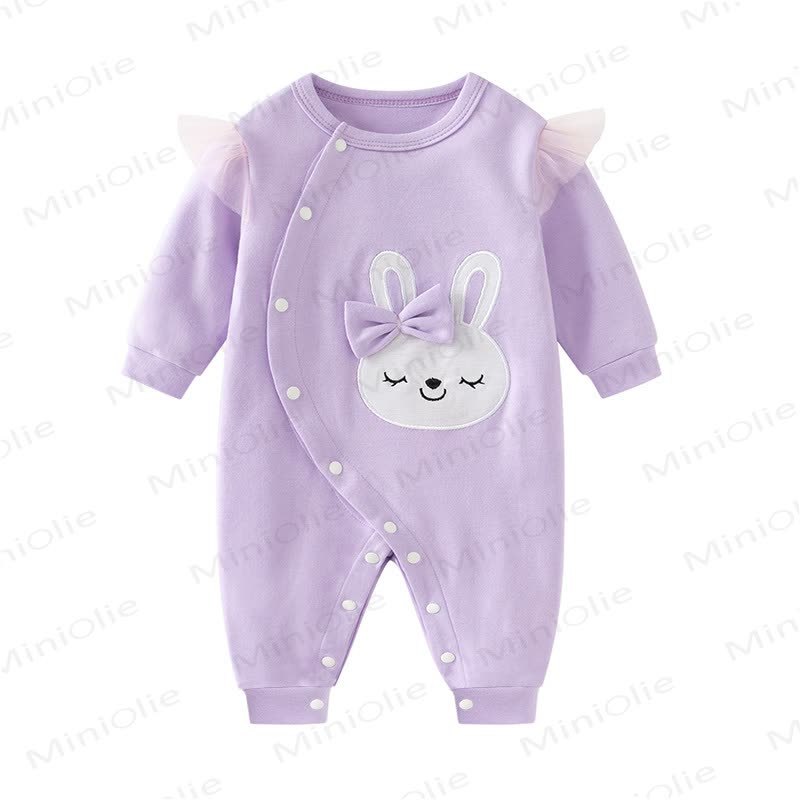 Baby Hase - Strampler mit Schleife - Lila - 18-24M - image 7