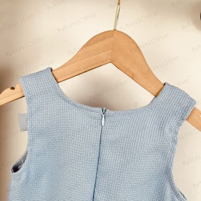 Kleid/ Spitze mit Schleife für Kleinkinder , Einfarbig, für Baby und Kleinkind / Mädchen - image 13