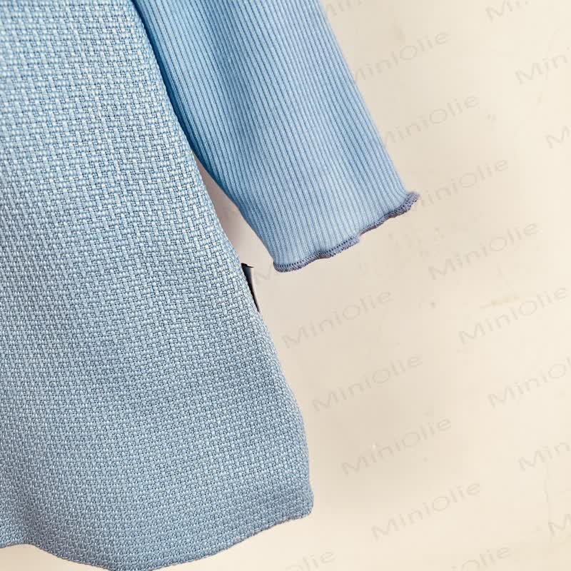 Kleid/ Spitze mit Schleife für Kleinkinder , Einfarbig, für Baby und Kleinkind / Mädchen - image 9