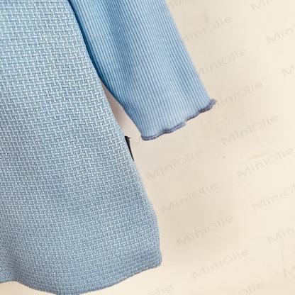 Kleid/ Spitze mit Schleife für Kleinkinder , Einfarbig, für Baby und Kleinkind / Mädchen - image 9