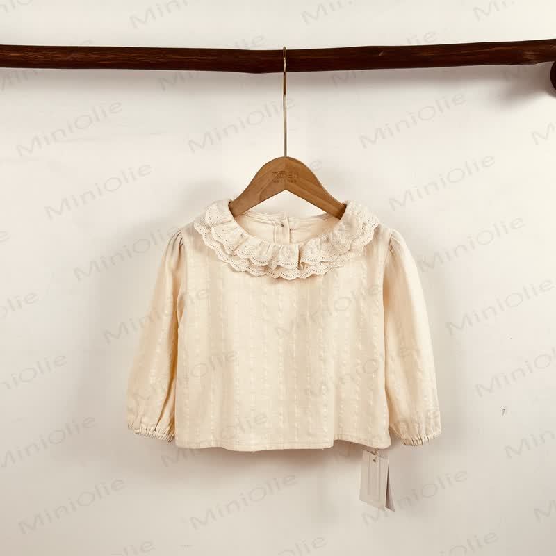 Rock mit Bär für Baby und Kleinkind - Beige Spitze - 3-4J - image 7