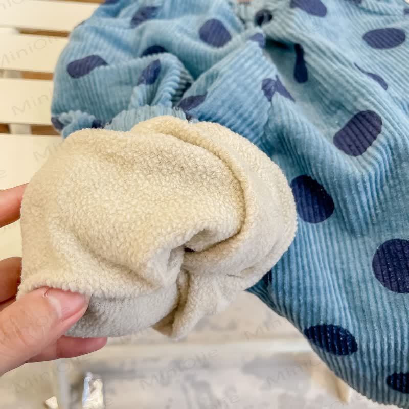 Baby Kleinkind mit Cord Punkt und Vlies - image 7