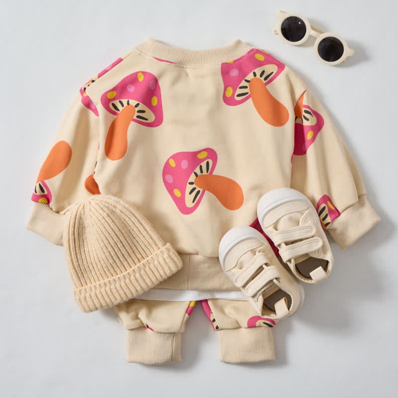 Baby Beige Rosa Pilz 2-teiliges Set - image 4