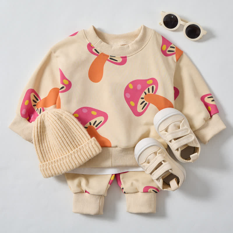 Baby Beige Rosa Pilz 2-teiliges Set - image 3