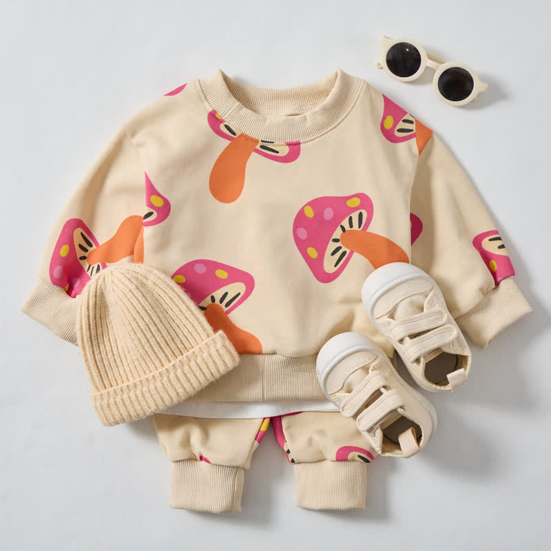 Baby Beige Rosa Pilz 2-teiliges Set - image 2