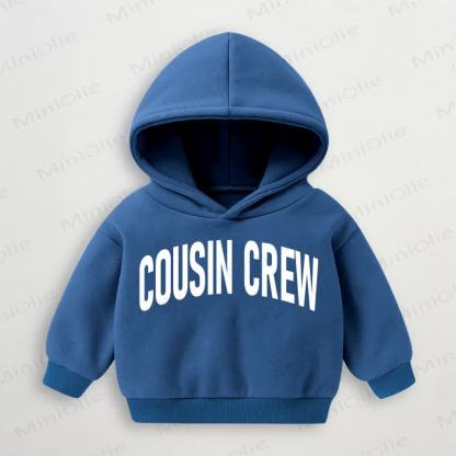 COUSIN CREW Baby Kleinkind Blau Hoodie Sweatshirt - Blau - 3-5J - image 1