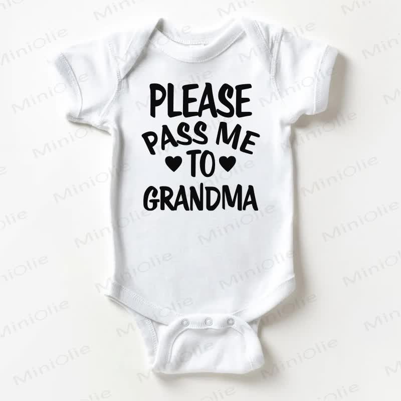 PLEASE PASS ME TO GRANDMA Liebe - Bodysuit in Weiß - Weiß - 18-24M - image 1