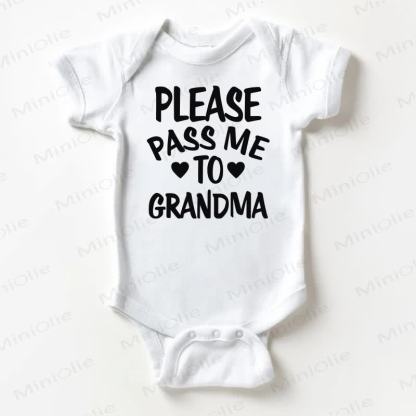 PLEASE PASS ME TO GRANDMA Liebe - Bodysuit in Weiß - Weiß - 18-24M - image 1
