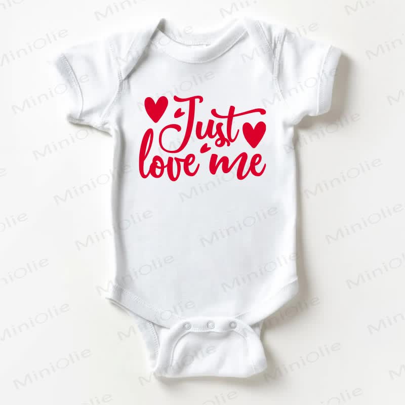 JUST LOVE ME Baby Bodysuit, weiß - Weiß - 18-24M - image 1