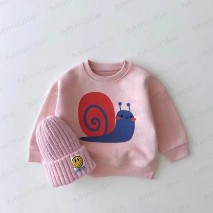 Baby Mädchen Schnecken Sweatshirt in Rosa - Rosa - 2-3J - image 1