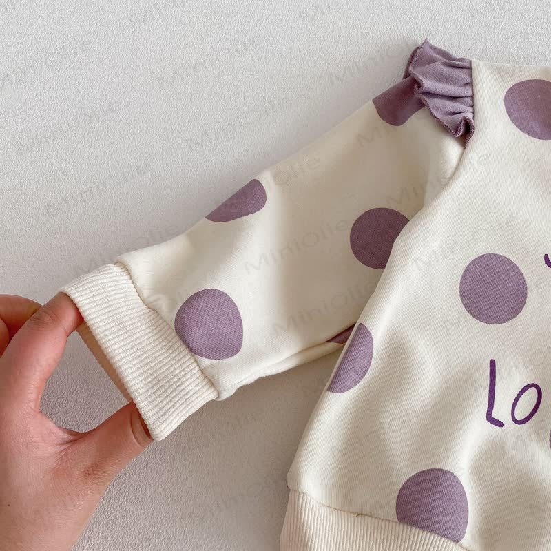 SMILE & LOVELY Baby Kleinkind Mädchen Punkt 2-teiliges Set - image 9