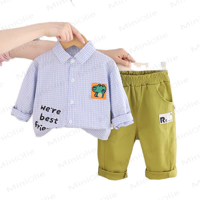 WE'RE BEST FRI Baby Kleinkind Junge Liebe Tier Plaid 2-teiliges Set - image 3