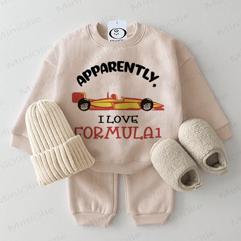 APPARENTLY I LOVE FORMULA 1 Baby - Set in Beige, 2-teilig - Beige - 2-3J - image 1