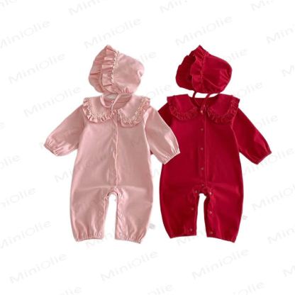 Baby Strampler mit Blume und Hut - image 12