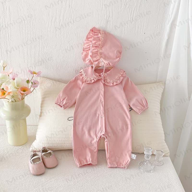 Baby Strampler mit Blume und Hut - image 4