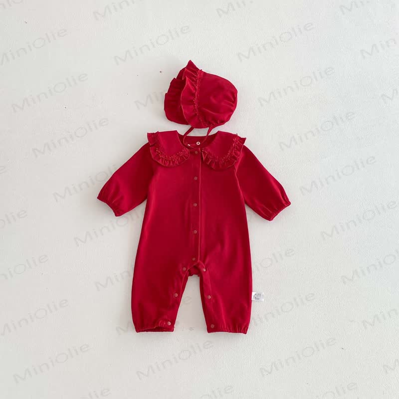 Baby Strampler mit Blume und Hut - image 9