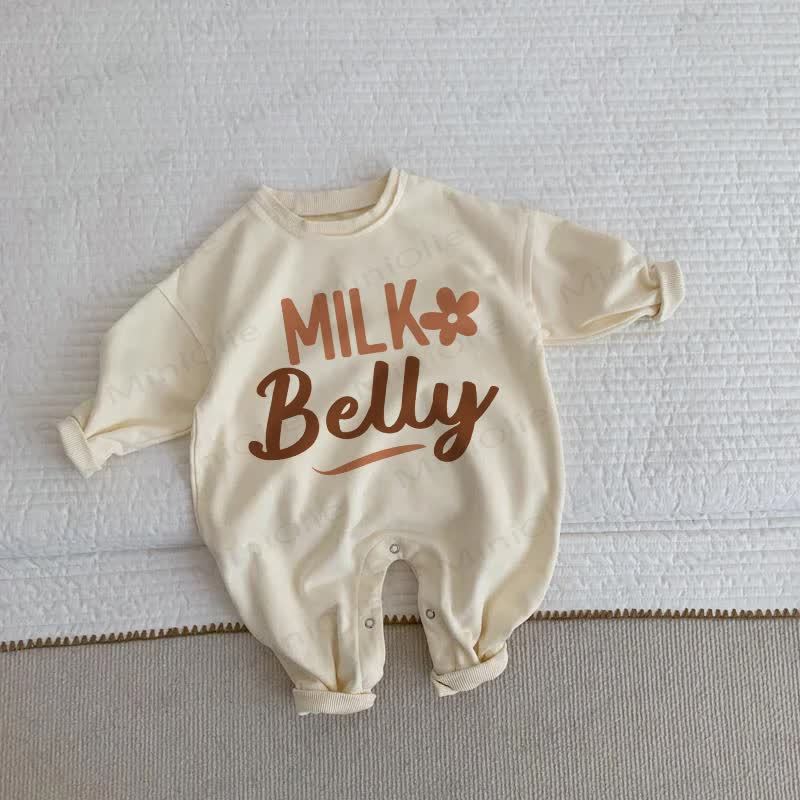 MILK BELLY Baby Kleinkind mit Blume , Beige - Beige - 2-3J - image 1