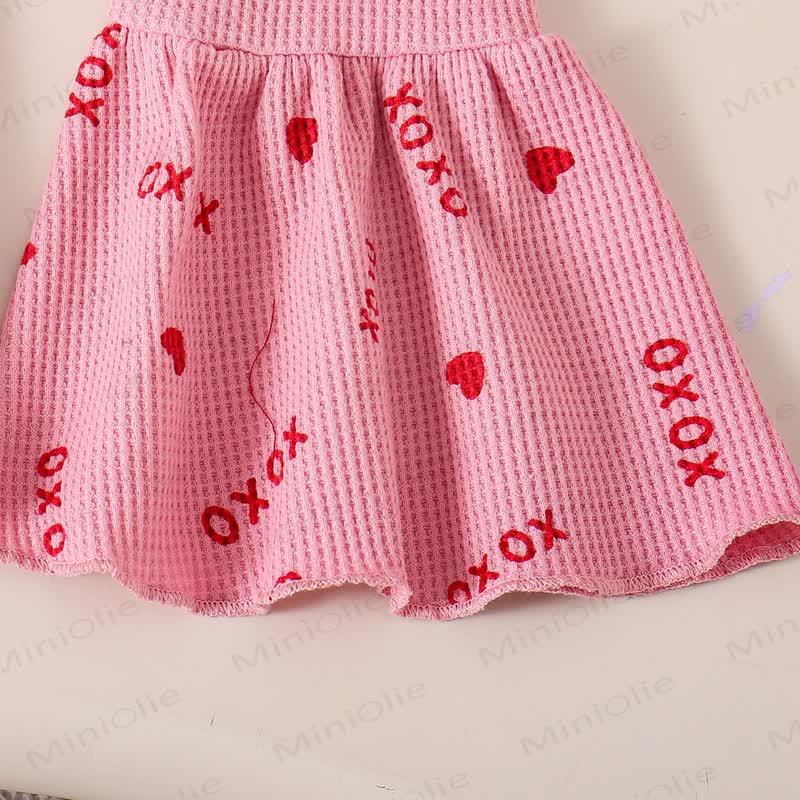 XOXO Baby Girl Schleife Liebe Overalls - image 9