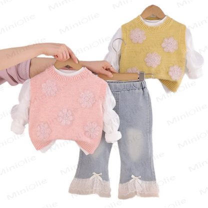 3- Blumen Set für Baby und Kleinkind, Mädchen - image 2