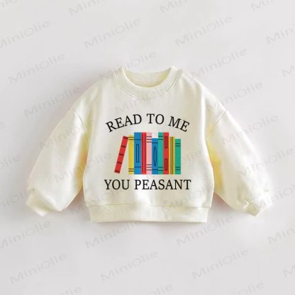 READ TO ME YOU PEASANT! Baby Kleinkind - Sweatshirt in Creme - Creme - 3-5J - image 1